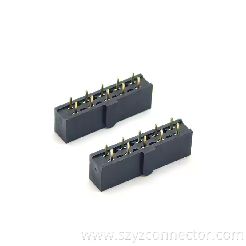 2.54mm Pitch Female Header Dual Row Straight H8.5 Y TYPE With convex points (2)